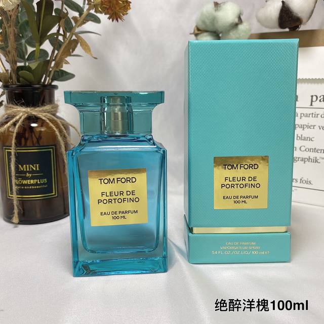 110原单品质 Tom Ford 汤姆福特Tf绝醉洋槐 波托菲诺之花Fleur De Portofino 100Ml 香调：花香果香调 前调：香柠檬柠檬蜜橘苦橙