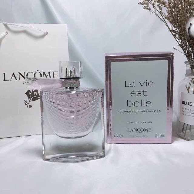 110 专柜兰蔻美丽人生幸福之花Lancome La Vie Est Belle Flowers Ofhappiness, 2018，属性：女香香调：花香果香调