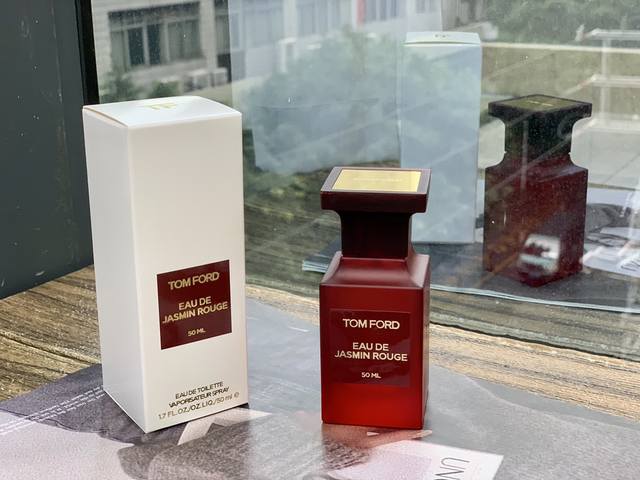 120 原单香水 新款Tf汤姆福特胭脂茉莉磨砂瓶 50Ml Edt，Tom Ford Eau De Jasmin Rouge 花香调 前调：香柠檬 柑橘 中调：