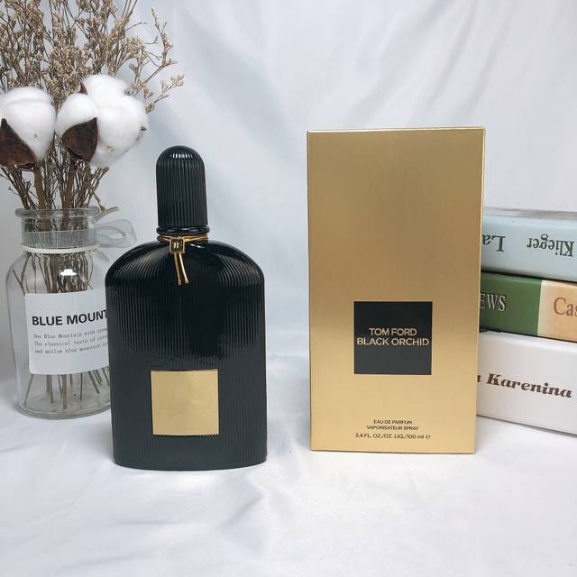 120原单品质 Tom Ford 汤姆福特 午夜兰花 天鹅绒兰花 香水女士Ed P180Ml ，，香调：东方花香调 前调：茉莉、黑松露、依兰、黑加仑子、柑橘 中