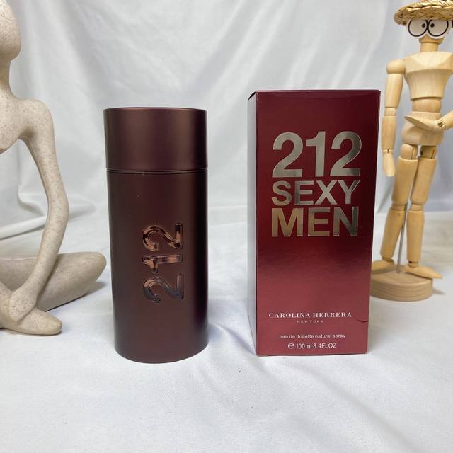 120原单品质 卡罗琳娜Carolina Herrera 212 红色Sexy Men 性感都市男士香水100Ml。 212性感男士 混合着活耀的清新由柑橘及佛