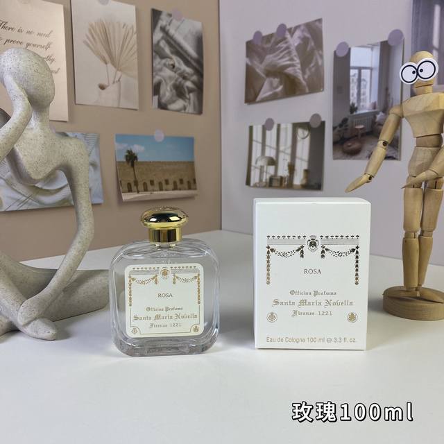 130 玫瑰100Ml 圣塔玛利亚诺维拉 Santa Maria Novella Rosa, 1999 品牌：圣塔玛利亚诺维拉 属性：女香 香调：花香调 前调：