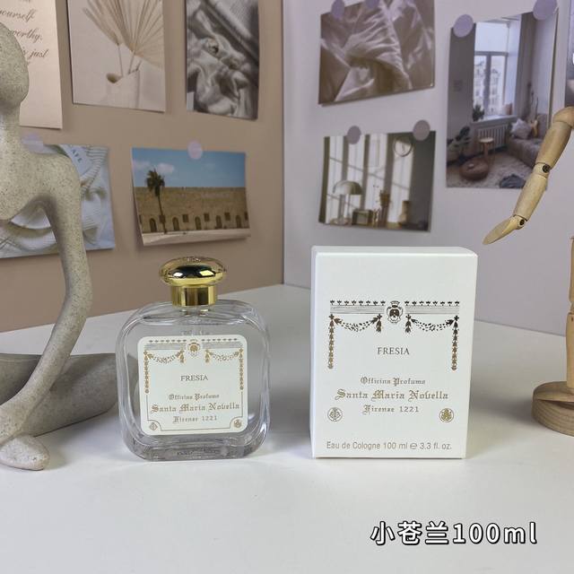 130 小苍兰100Ml 圣塔玛利亚诺维拉 Santa Maria Novella Fresia 品牌：圣塔玛利亚诺维拉 属性：女香 香调：花香调 前调：小苍兰