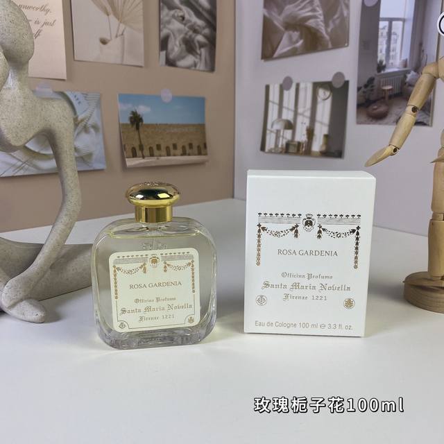 130 玫瑰栀子花100Ml 圣塔玛利亚诺维拉 Santa Maria Novella Rosa Gardenia, 品牌：圣塔玛利亚诺维拉 属性：中性香 香调