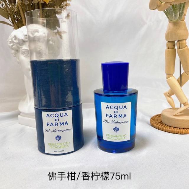 一比一 80 帕尔玛蓝色地中海系列75Ml！味道：陶尔米纳雪松，阿玛菲无花果，桃金娘加州桂，卡普里岛橙，西西里岛杏仁，撒丁岛松柏，利古里亚柑橘，佛手柑香柠檬，托