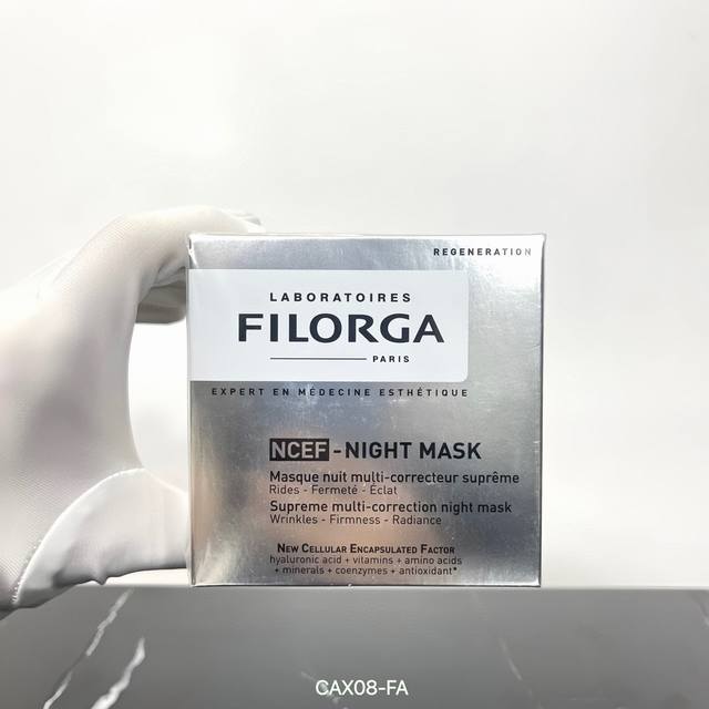 一比一 70 菲洛嘉再生睡眠面膜50Ml！Filorga菲洛嘉新品Nctf-Reverse 再生抗皱紧致面霜，抗老再生面霜，顾名思义，这是一款综合性的面霜，富含