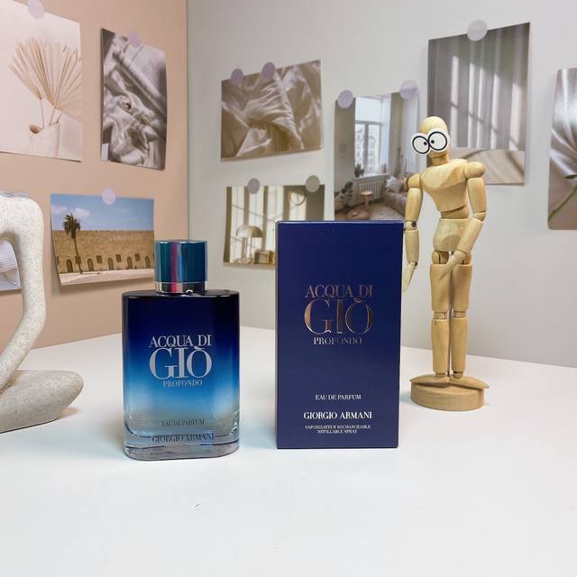 高品质 130 阿玛尼寄情男士邃蓝版浓香水100Ml Giorgio Armani Acqua Di Giò Profondo Parfum, 品牌：阿玛尼 属