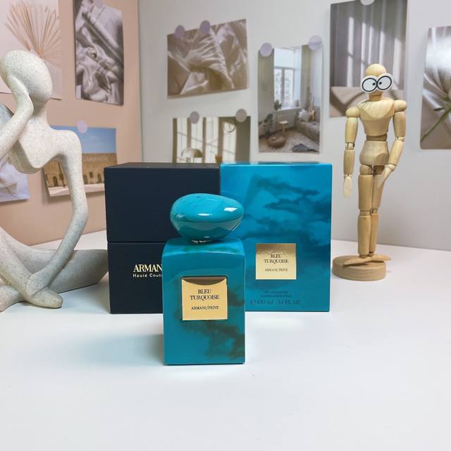 高品质 140 阿玛尼高定私藏系列-西域松石浓香水100Ml Giorgio Armani Armani Prive Bleu Turquoise, 2018