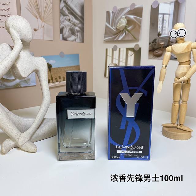 Ysl圣罗兰先锋男士y男士edp浓香水100Ml 香调：木质馥奇香调 前调：香柠檬醛生姜 中调：紫罗兰叶鼠尾草老鹳草 后调：麝香龙涎香焚香冷杉雪松