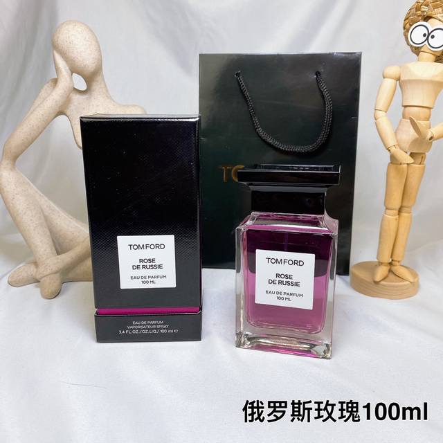 原单品质 汤姆福特tf 2022新香水 皮革玫瑰rose De Russie 俄罗斯玫瑰100Ml 前调：玫瑰 中调：白胡椒，木香 基调：皮革