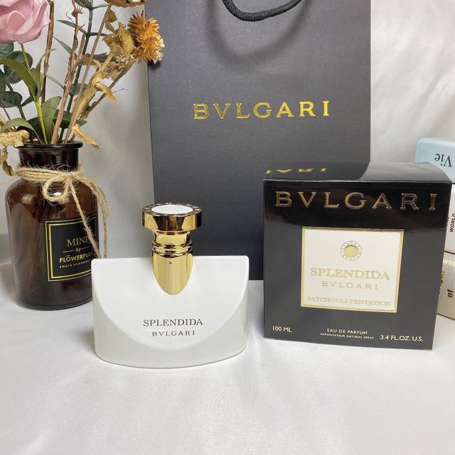 原单品质 新款宝格丽华美广霍bvlgari Splendida Patchouli Tentation, 2020 香调：花香甘苔调 前调：广藿香桃子 中调：广