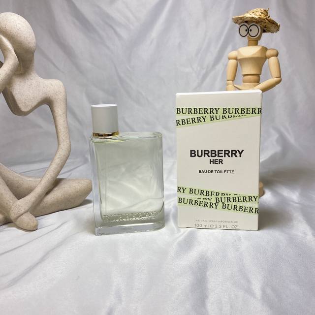 原单品质 巴宝莉博柏利burberry新香her花与她软糖果漾淡香水edt 100Ml 2022年新香~ 前调:梨子 黑加仑 草莓粉红胡椒 中调:玫瑰牡丹铃兰忍