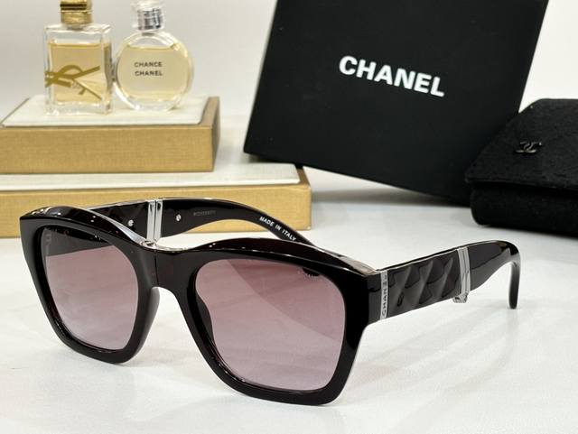 Chanel Mod：6055-B Size：54-19-140 折叠 Foldable Sunglasses