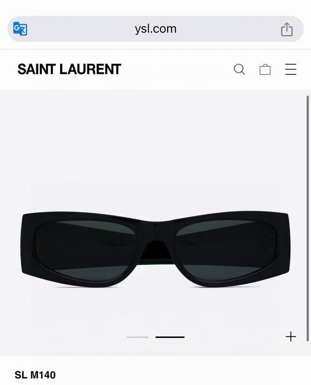 Saint Lauren* Model：Sl M140 Size：55口20-155