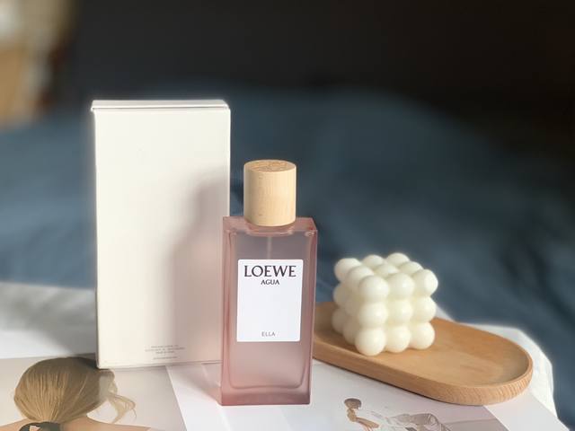 原单品质 罗意威新款活力紫泉女士 Loewe Agua De Loewe Ella, 2009 新款彩虹香水100Ml，配专柜手提袋 前调：柠檬 香柠檬 橙子