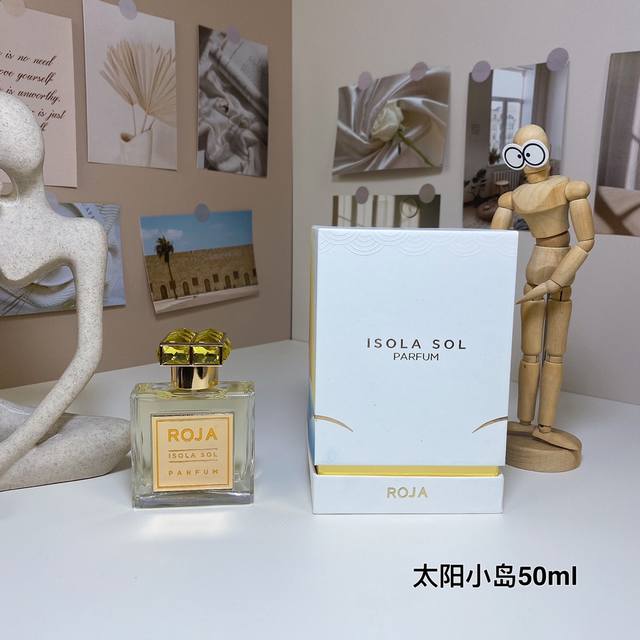 罗嘉德芬太阳小岛50Ml Roja Dove Isola Sol,2024 品牌：罗嘉德芬 调香师：Roja Dove 属性：中性香 香调：果香花香调 前调：杏