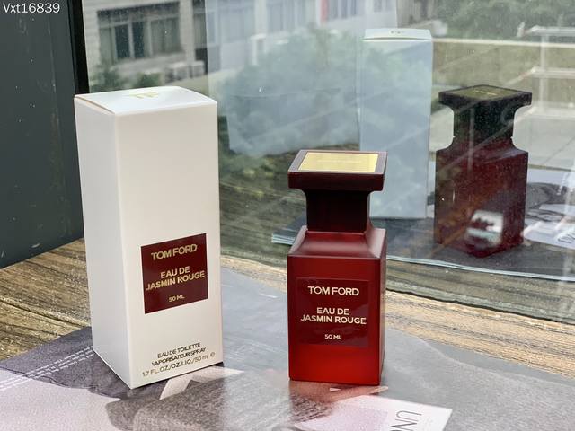 原单品质 新款tf汤姆福特胭脂茉莉磨砂瓶 50Ml Edt，Tom Ford Eau De Jasmin Rouge 花香调 前调：香柠檬 柑橘 中调：茉莉 水