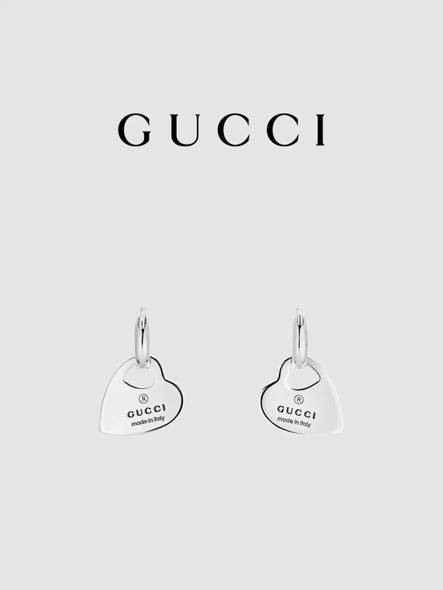 七夕礼物]Gucci古驰trademark系列饰吊坠环形耳环