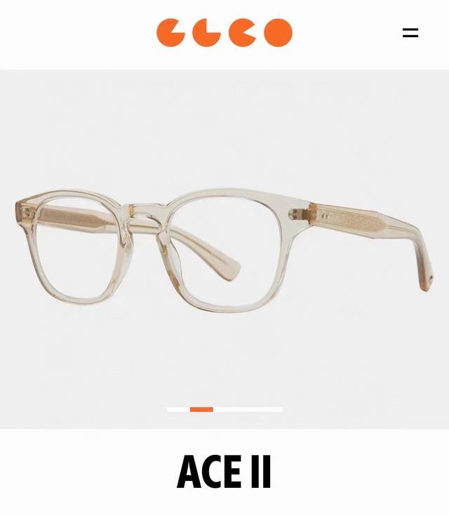 Garrett Leight California Model:Ace Size:47口20