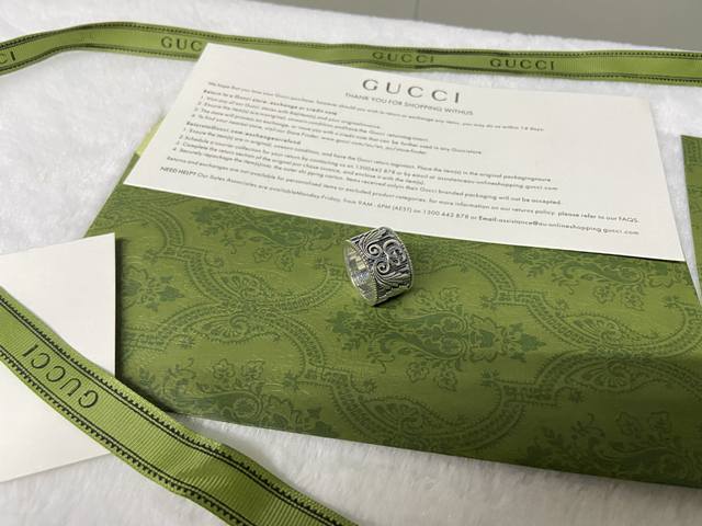 Gucci 古驰 双g翅膀戒指 12-24码