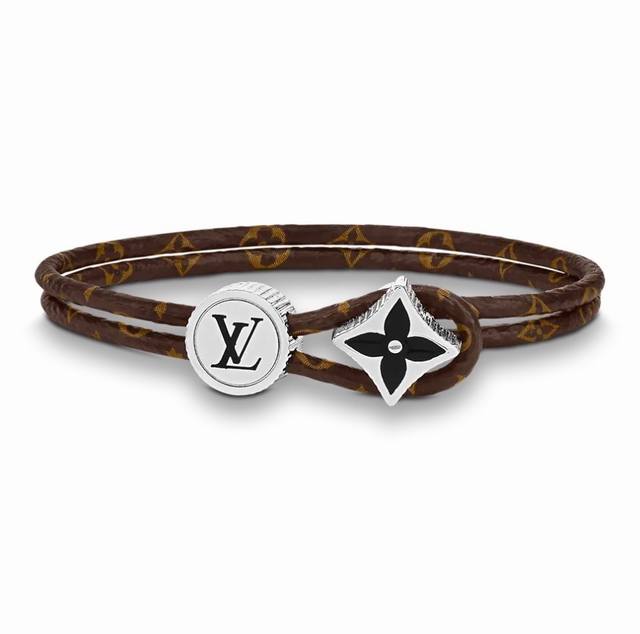 Louis Vuitton Catch It镂刻monogram花卉老花可调节开合金