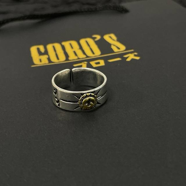 新品上架 Goro’S高桥吾郎戒指，顶级版本 认准独家拍摄 主攻高端市场 绝对区别普通版本！图片产品细节与zp一致！原版制作工艺 精工品质 纯手工打造 ～正品开