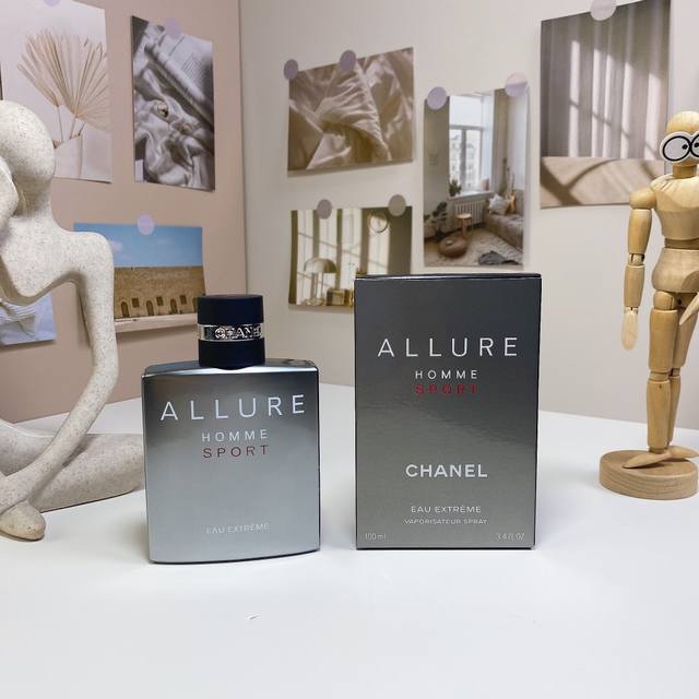 香奈儿魅力极限运动100Ml Chanel Allure Homme Sport Eau Extreme, 2012 品牌：香奈儿 调香师：Jacques Po