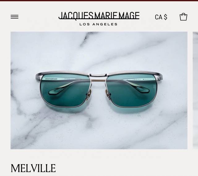 Jacques Marie Mage 金属天花板 双圈双色电镀设计原版复刻 Model：Melville Size：58口17-146