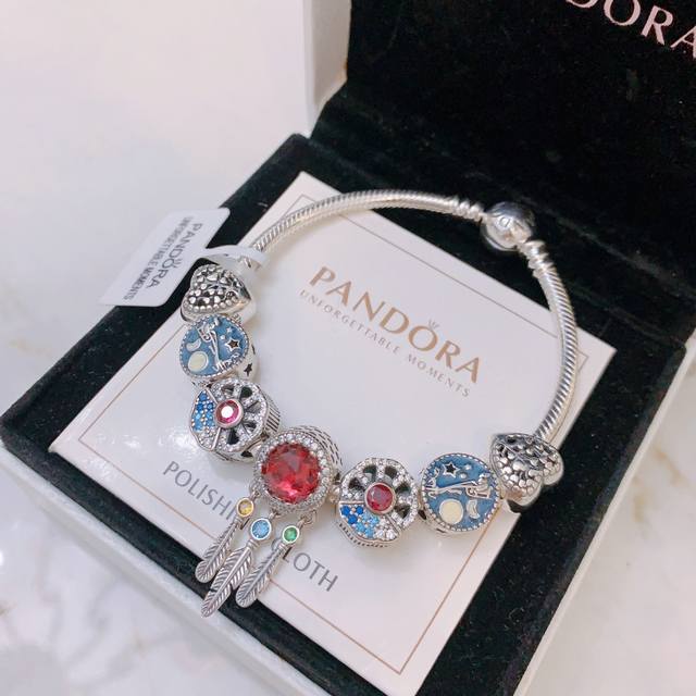 潘多拉手链手镯pandora 抖音网红 年年有余 直播带货 高品质镶嵌工艺 佩戴码数手腕尺寸2Cm ~3Cm爆款官网同款 新款搭配潘多拉独家实拍。工厂直销一手货