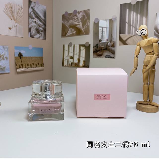 古驰经典同名女士二代75 Ml Gucci Eau De Parfum Ll, 2004 品牌：古驰 调香师：Antoine Maisondi.. 属性：女香