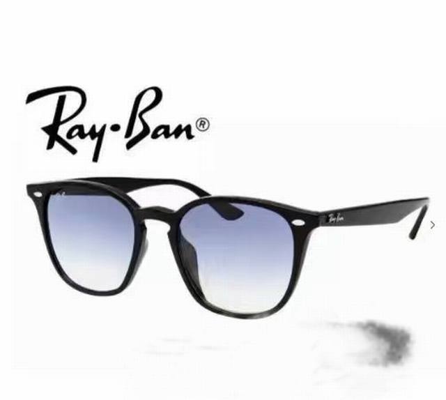 Rayban雷朋 2024新款太阳镜不规则多边形眼镜大框防晒 男女墨镜 Rb4306