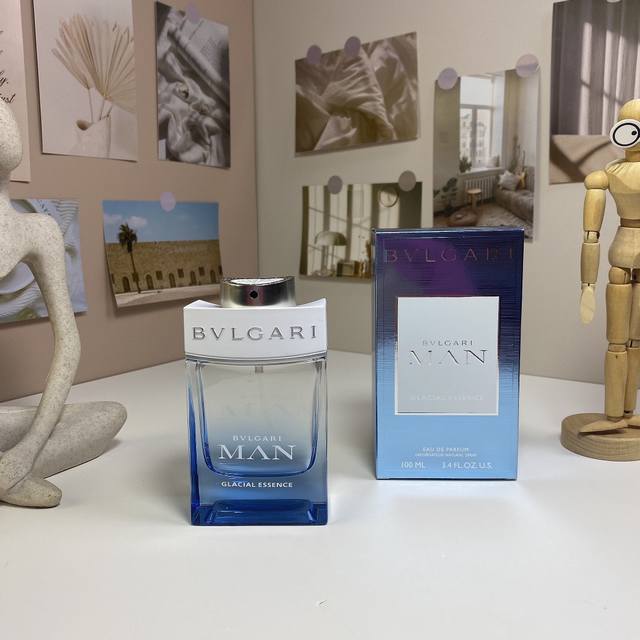 宝格丽绅士系列-冷冽冰川 极地冰峰 100Ml Bvlgari Man Glacial Essence, 品牌：宝格丽 调香师：Alberto Morillas