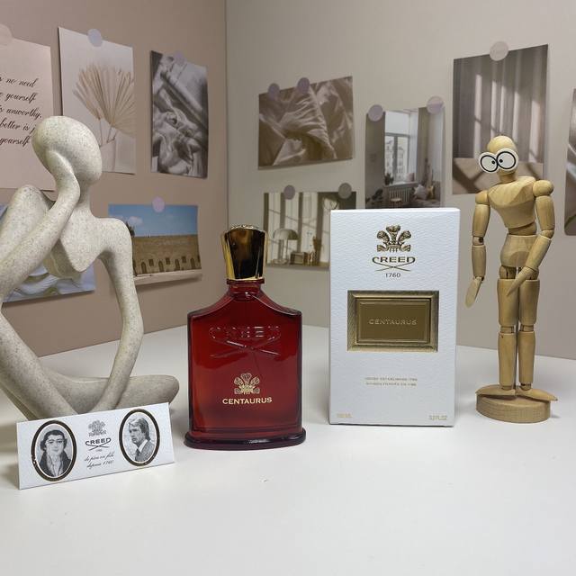 克雷德半人马座100Ml Creed Centaurus, 2024 品牌：恺芮得 属性：中性香 香调：辛辣东方调 前调：小豆蔻烟草肉桂胡椒 中调：天芥菜檀香木