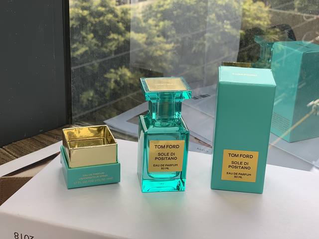 原单品质 Tf汤姆福特绝密阳光 50Ml，Tom Ford Sole Di Positano 2017 香调：柑橘调 前调：橘子柠檬香柠檬苦橙苦橙吐 中调：紫苏