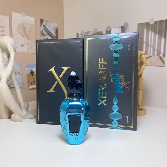 希爵夫节奏逃脱50Ml Xerjoff Groove Xcape, 品牌：希爵夫 属性：中性香 前调：胡椒小豆蔻榄香脂生姜 中调：没药焚香玫瑰含羞草 后调：雪松