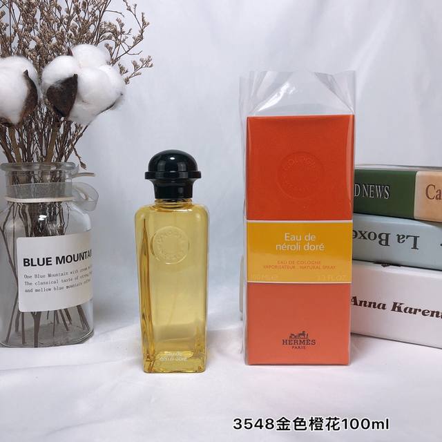 原单品质 爱马仕古龙香水100Ml 金色橙花 48：Jce在爱马仕的后一款作品，典型的古龙系列的橙花。