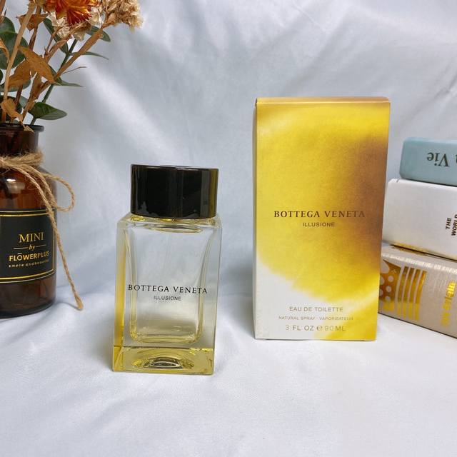 原单品质 Bottega Veneta葆蝶家Illusione新款幻境男士香水 Ml宝缇嘉Illusione For Him 幻境少年 Edt 前调：柠檬 苦橙