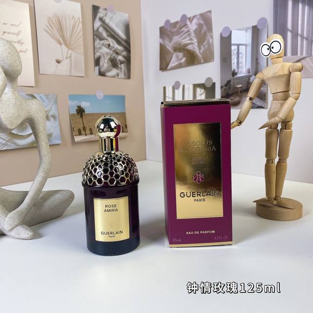 钟情玫瑰125Ml 娇兰东方夜谭系列- Guerlain Rose Amira, 2024 品牌：娇兰 调香师：Delphine Jelk 属性：中性香 香调：