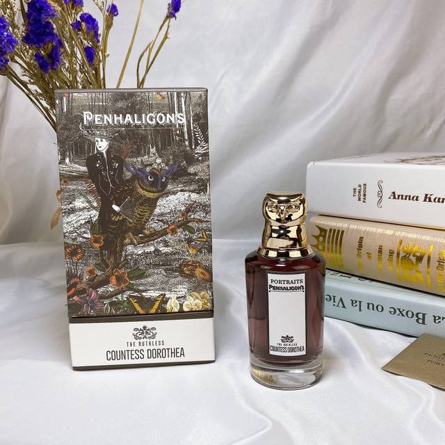 原单品质 潘海利根 兽首系列 猫头鹰多罗西亚公爵夫人 75Ml ，Penhaligon's The Ruthless Countess Dorothea 香调: