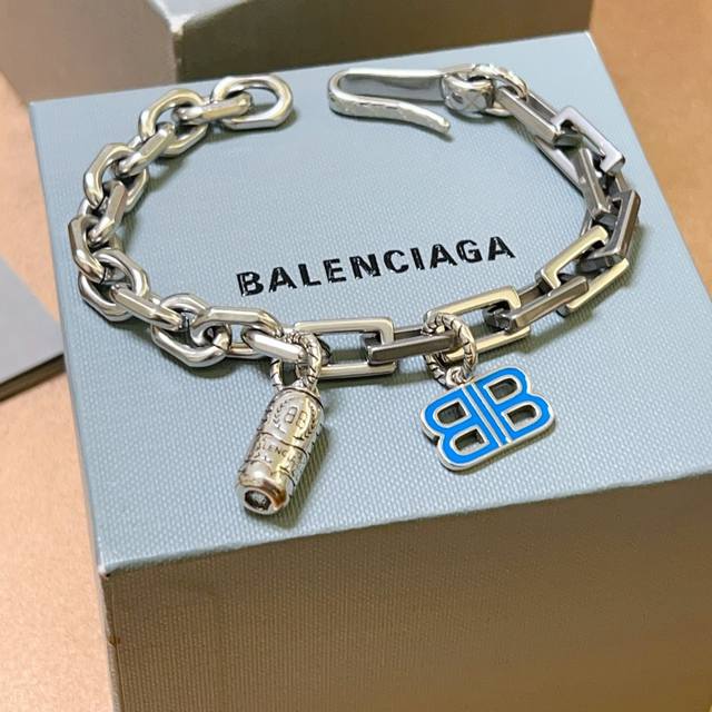 原单货新品 巴黎世家 Balenciaga手链专柜一致巴黎世家手链 男士火爆款出货 设计独特 前卫 男女必备！