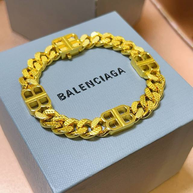 原单货新品 巴黎世家 Balenciaga手链专柜一致巴黎世家手链 男士火爆款出货 设计独特 前卫 男女必备！码数18 20 22 24Cm