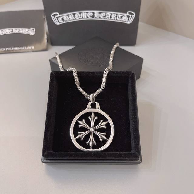 Chrome Hearts 克罗心 绝美十字架项链 真的好好看～