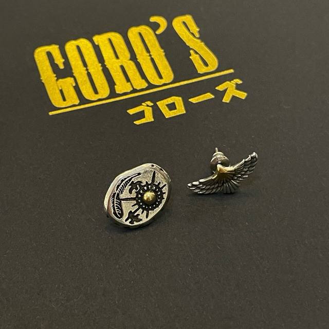 批 新品上架 Goro’S高桥吾郎复古点金飞鸟耳钉，顶级版本 认准独家拍摄 主攻高端市场 绝对区别普通版本！图片产品细节与Zp一致！原版制作工艺 精工品质 纯手