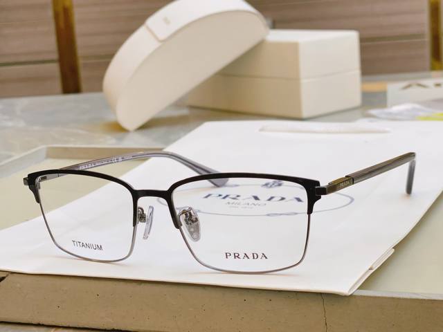 Prad* 普拉*达新款光学架，Model：Vpr 60Y-D，Size：55口17-145