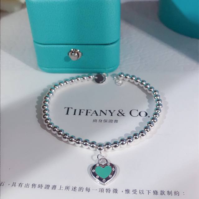 手链925纯银材质蒂芙尼Tiffany & Co.蒂芙尼爱心手链 Tiffany以爱与美、罗曼蒂克与梦想为题