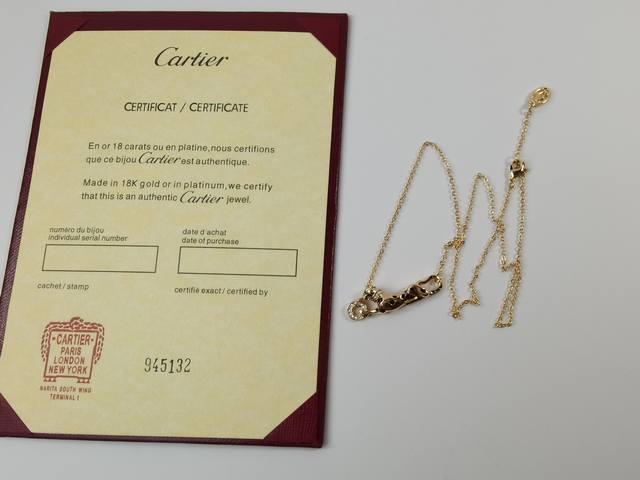 Cartier 卡地亚1:1豹子项链出货豹项链经典贵族范儿、奢华满钻抚媚豹子设计独家实拍 ！搭配祖母绿豹眼 使豹子神态更加动人霸气满钻豹身女神必备，三色可选，玫