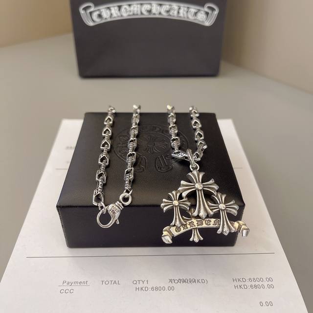 项链 Chrome Hearts 克罗心绝美项链 真的好好看～ 尺寸60