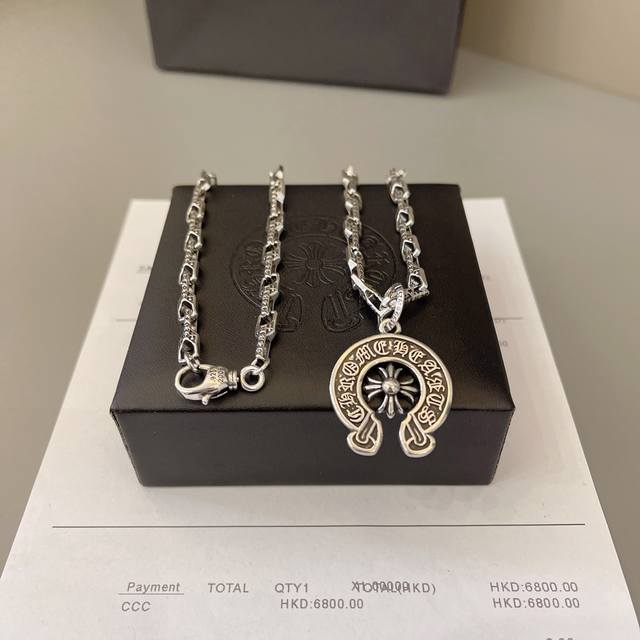 项链 Chrome Hearts 克罗心绝美项链 真的好好看～ 尺寸60