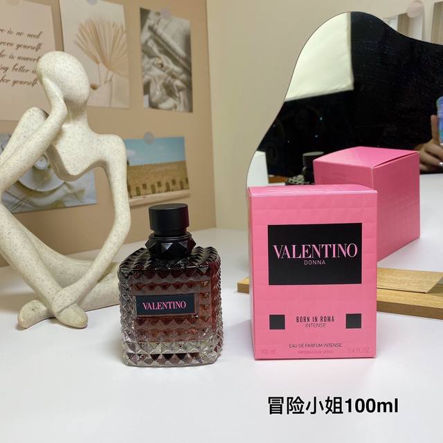 高品质 华伦天奴冒险小姐浓香水100Ml Valentino Donna Born In Roma Intense, 属性：女香 香调：花香东方调 前调：香草琥