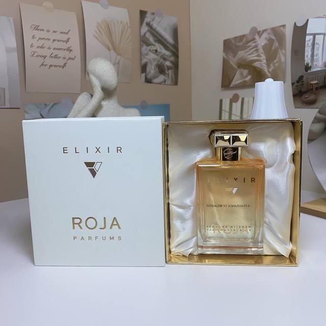 高品质 罗嘉德芬灵丹妙药女士精粹版浓香水100Ml Roja Dove Elixir Pour Femme Essence De Parfum, 香调:花香东方